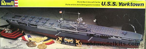 Revell 1/490 USS Yorktown CV-5 Aircraft Carrier, 5224 plastic model kit